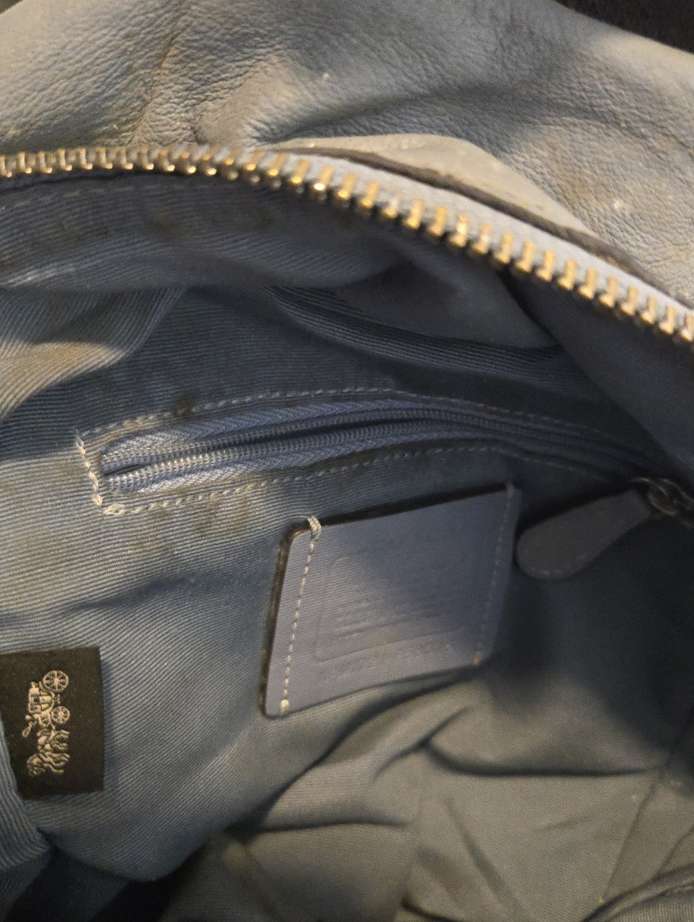 Coach Mini Charlie Backpack Signature Canvas Leather Grey Brown F58315 - Picture 13 of 14